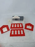 Plasticville Usa Colonial Church Kit O/s Scale Red Brick White Steeple Vintage. Fixed Price $16.99.
