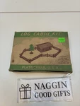 Plasticville U.s.a. LC-2 Log Cabin Kit Vintage Bachmann Fence & Tree See Pics. Fixed Price $52.95.