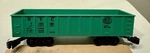 Marx 715100 Nyc Green Plastic Gondola - 4 Wheel Gauge. Fixed Price $10.00.
