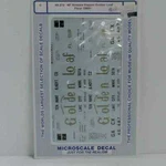 Microscale Decals: Golden Loaf Flour Hopper Airslide 40' 1965+. Fixed Price $8.50.