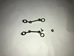 Lionel Parts , 682 Pair Of Valve Gears & Body Mounting Rivets. Fixed Price $22.95.