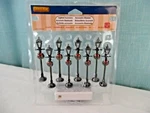 Lemax Village Lighted Accessory (8PC Set) Gas Lantern Street Lamps. Fixed Price $27.99.