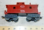 Marx 18326 New York Central Tuscan Red Caboose Diecast Wheel Type F Trucks Tap. Fixed Price $6.00.