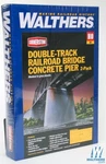 New Walthers Double-track Bridge Concrete Pier Ho Scale Train Free Us Ship. Fixed Price $33.99.