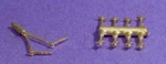 O/ON3/ON30 Boiler Front Clamps & Hinges Wiseman Back Shop Brass Parts BS-046. Fixed Price $7.95.