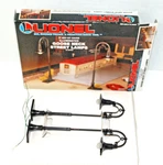 Lionel Illuminated Goose Neck Street Lamps 6-12742 New Original Box. Fixed Price $23.35.