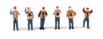 Walthers (ho-scale) 949-6065 Figures Railroad Yard Crew Nib. Fixed Price $14.85.