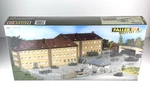 Faller Military Barracks With Toll And Vehicle Shed #4020 Ho Scale Model Kit. Fixed Price $160.00.