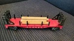 Lionel Gauge 1956 Postwar 6467 (misc) Bulkhead Car Original Box Very Good Cond. Fixed Price $70.00.