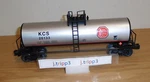 Lionel 2123030 Kansas City Southern Kcs Uni-body Tank Car Gauge Train Freight. Fixed Price $39.95.