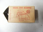 Vtg Marx Gauge Lighted Dead End Bumper No. 0605 Original Box. Fixed Price $10.00.