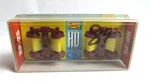 Ho Scale Lindberg Line RP=25 Wheel Contour Trucks High Detail 2-PAC (red) Nib. Fixed Price $7.99.
