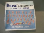 K-line K-4170 Unpainted 30 To 32 Figures & O27 Gauge Train Railroad Nos. Fixed Price $52.98.