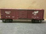 K-line 64260 M-k-t The Katy Boxcar Brown. Fixed Price $54.99.