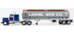 Lionel Gas Co. Die Cast Tractor Semi Truck W/ Tanker Trailer 6-12739! Gauge. Fixed Price $19.99.
