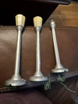 K-line & O-27 Scale Set Of 3 Street Lampposts-one Missing Shade. Fixed Price $7.95.