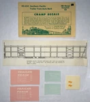 Champ Ho Decal-southern Pacific/sp Trailer Train Open Auto Rack #HC-654. Fixed Price $6.25.