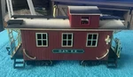New Bright The Great American Express Train Caboose, Scale 1987. Fixed Price $15.99.