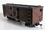 3D Printed ON30 1/48 Scale Narrow Gauge Model Railroad 25FT Box Car Kit. Fixed Price $11.63.