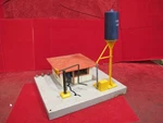 Post War Lionel 415 Operating Sunoco Diesel Fueling Station, Complete, Works. Fixed Price $34.95.