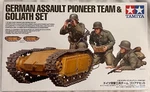 Tamiya #35357 German Assault Pioneer Team & Goliath - 1/35 Scale Nib. Fixed Price $16.00.