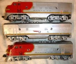 Lionel 2343 Santa Fe A-b-a Works Well. Fixed Price $259.99.