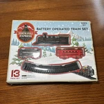 North Pole Express Train Set Battery Operated 13 Piece Christmas Holiday. Fixed Price $10.00.
