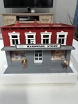 Mth Rail King 30-9018 Main Street Hardware Store Building Box With Figures. Fixed Price $89.95.