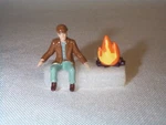 Lionel 6-35130 7-11022 Polar Express Disappearing Hobo Figure W/ Fire! Nos. Fixed Price $19.99.