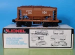 CB36: Lionel No. 6-19307 B&le Bessemer Lake Erie Brown Ore Car New. Fixed Price $21.95.