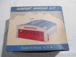 Vintage 1951 Bachmann Plasticville Airport Hanger AP-1 Kit W/ Box Complete. Fixed Price $25.00.