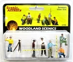 Scale Woodland Scenics A2741 Accents Surveyors (6) Pcs. Fixed Price $22.94.