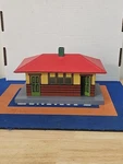 American Flyer Prewar O-gauge #104 Kenilworth Lighted Station Untested.. Fixed Price $44.99.