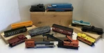 Vtg Tyco Ho Gauge Train Set Locomotives, Lot Of 12 Cars, Track, Transformer. Fixed Price $69.99.