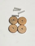 Lionel 45 Carbon Rollers & Rivets Zw Kw Transformers High Copper. Fixed Price $7.97.