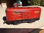 Marx Train Original 6 B. & L. E. Candy Apple Red Boxcar.. Fixed Price $12.00.