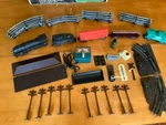 Vintage Marx Big Rail Work Train Set 50350. Fixed Price $99.95.