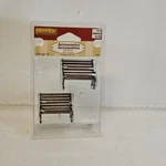 New Lemax Accessories Park Bench 2003 # 9898198. Fixed Price $9.00.