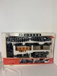 Vintage Pioneer Early American Railroad Train Set No 180 Boxed Battery Operated. Fixed Price $69.99.
