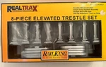 Mth Railking Realtrax Elevated Subway Trestle Set (8 Piece) #40-1047. Fixed Price $69.99.