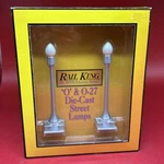 Mth Rail King 30-1078 580-1 Die Cast Street Lamp Silver O Scale. Fixed Price $19.99.