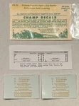 Champ Ho Decal-railway Express Agency/rea Reefer-older Dulux Let #HX-20. Fixed Price $6.25.