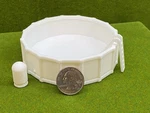 Scale Swimming Pool Kit 3D Printed Ladder & Filter Train Layout Scenery. Fixed Price $15.97.