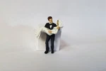 Arttista #1573 - Groom Carrying The Bride Scale Figures Model Trains New. Fixed Price $20.35.