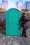 1/12 Scale 3D Printed Porta Potty Diorama. Fixed Price $44.99.