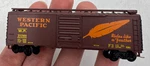 Atlas Scale Train 40' Boxcar Wp 21385 Western Pacific Feather Line Freight. Fixed Price $12.99.