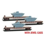 Micro Trains Scale Southern Pacific W/ LVT(A)1 3PK Jewel Cases 98302245. Fixed Price $83.06.