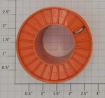 Lionel 6561-9 Gauge Orange Cable Reel With Aluminum Wire. Fixed Price $8.00.