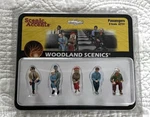 Woodland Scenics-scenic Accents A2731, Five Passenger Figures For Scale, New. Fixed Price $22.00.
