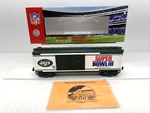 Mth Railking 30-74323 Nfl New York Jets Super Bowl Iii 40 Dd Box Car Used. Fixed Price $107.99.